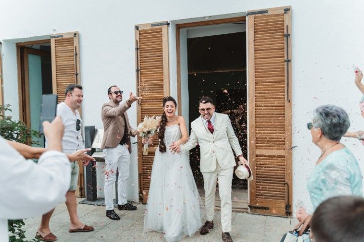 Civil wedding ceremony in Ibiza by Longtake Film