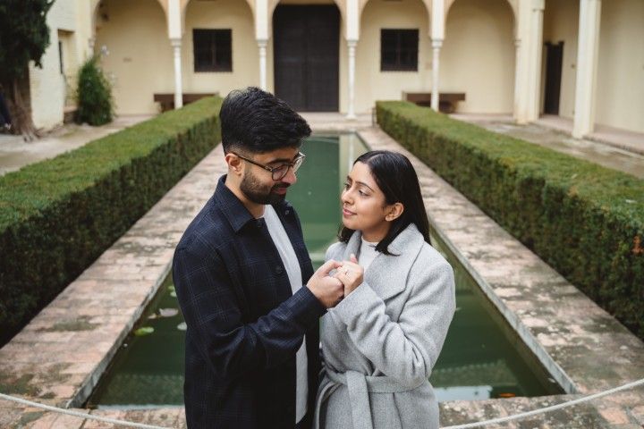 Engagement photo session on the Costa del Sol by Longtake Film