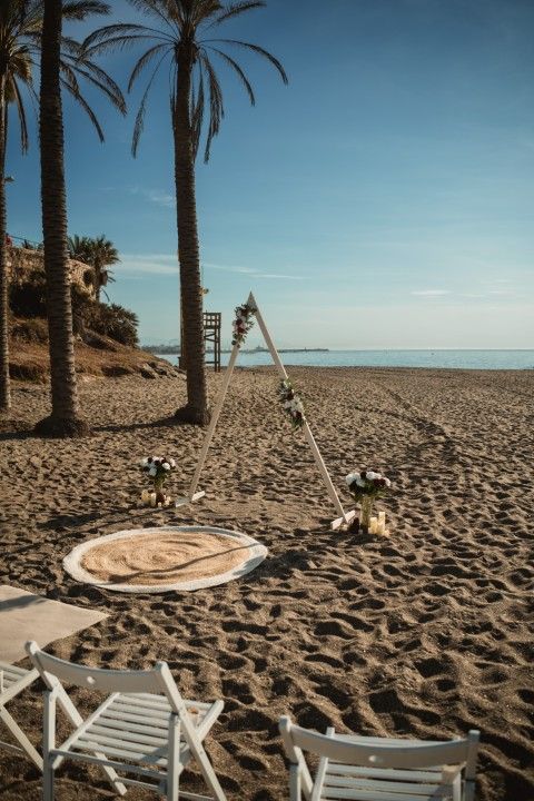 wedding ceremony - Arthur & Dace - Summer wedding in Benalmádena Coast, Benalmádena