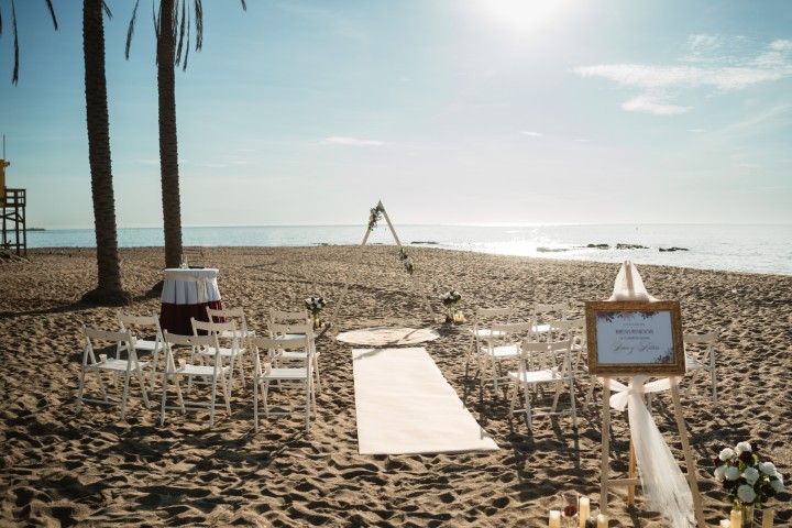 wedding ceremony - Arthur & Dace - Summer wedding in Benalmádena Coast, Benalmádena