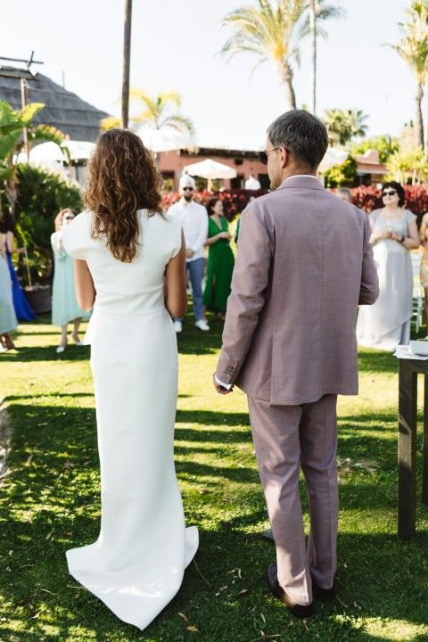 family and guests - Paulis & Laura - Summer wedding in Tikitano Beach Restaurant & Lounge, Estepona