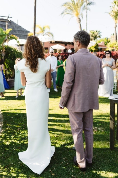 family and guests - Paulis & Laura - Summer wedding in Tikitano Beach Restaurant & Lounge, Estepona