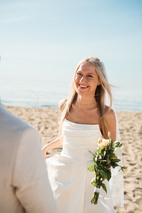 natural light portrait - Arthur & Dace - Summer wedding in Benalmádena Coast, Benalmádena