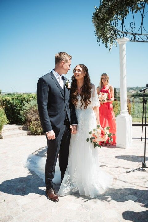 wedding ceremony - Johan & Louise - Summer wedding in Cortijo Bravo, Málaga