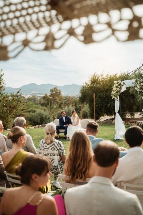 wedding ceremony - Jeffrey & Elise - Spring wedding in Finca La Familia Naranja, Málaga